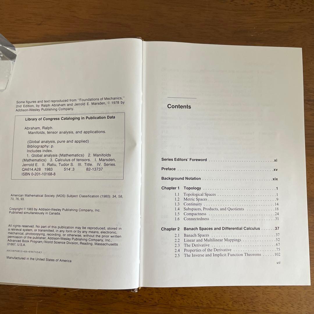 洋書 Manifolds, Tensor Analysis, and Appllica