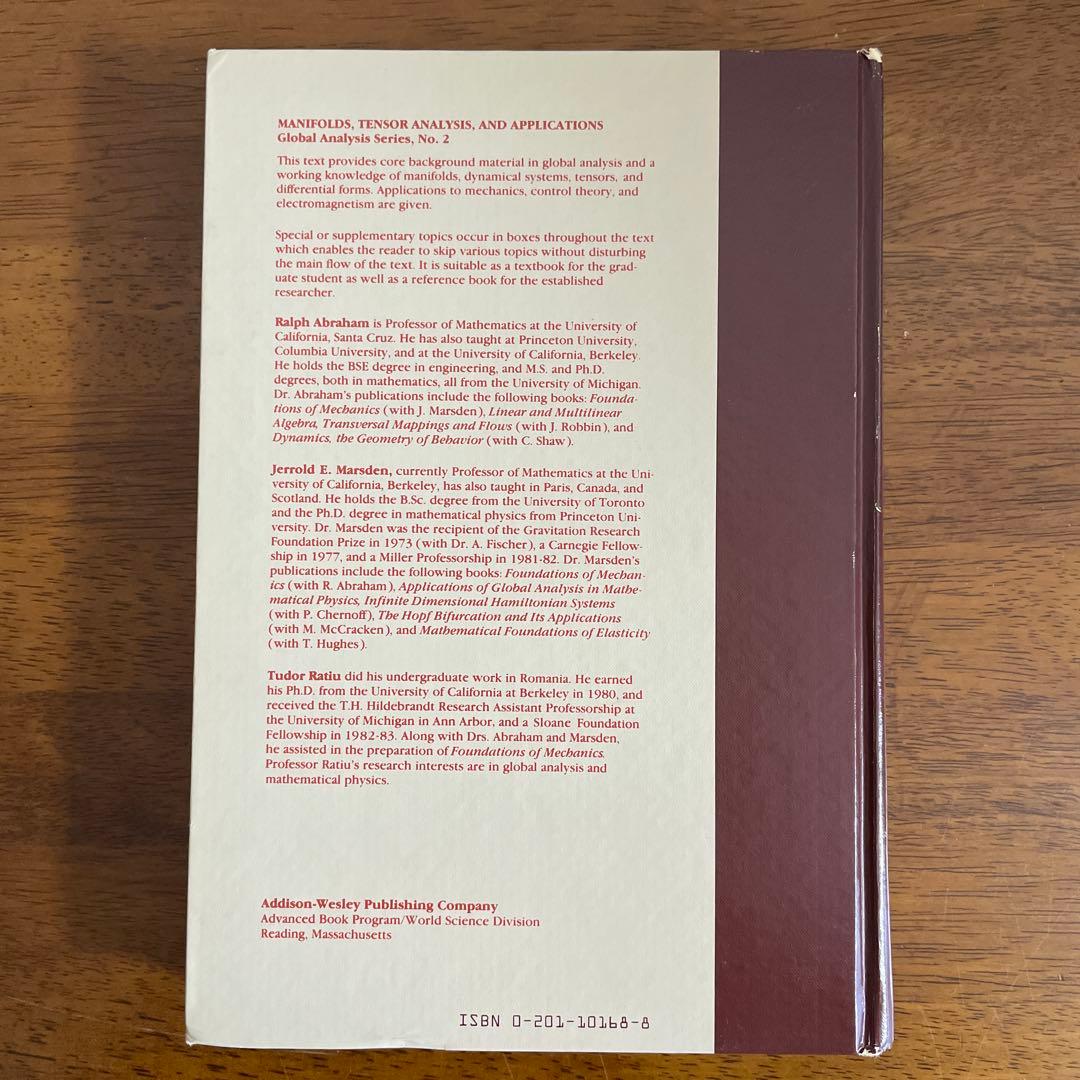 洋書 Manifolds, Tensor Analysis, and Appllica