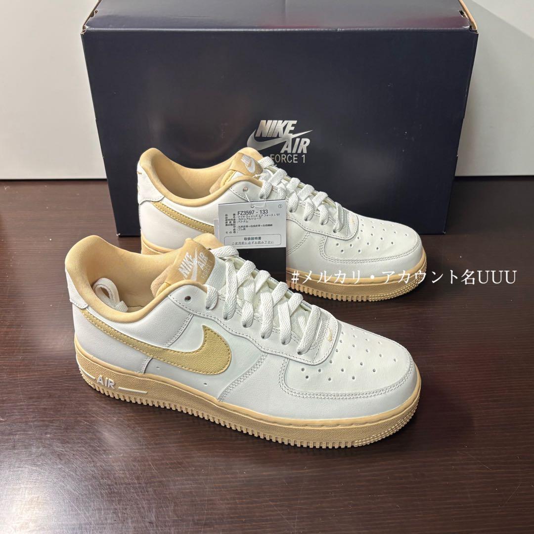 【新品24.5cm】NIKE W エアフォース１'07 セイル/セサミ