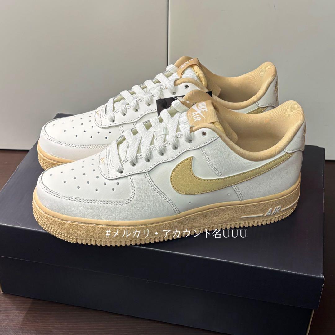 【新品24.5cm】NIKE W エアフォース１'07 セイル/セサミ