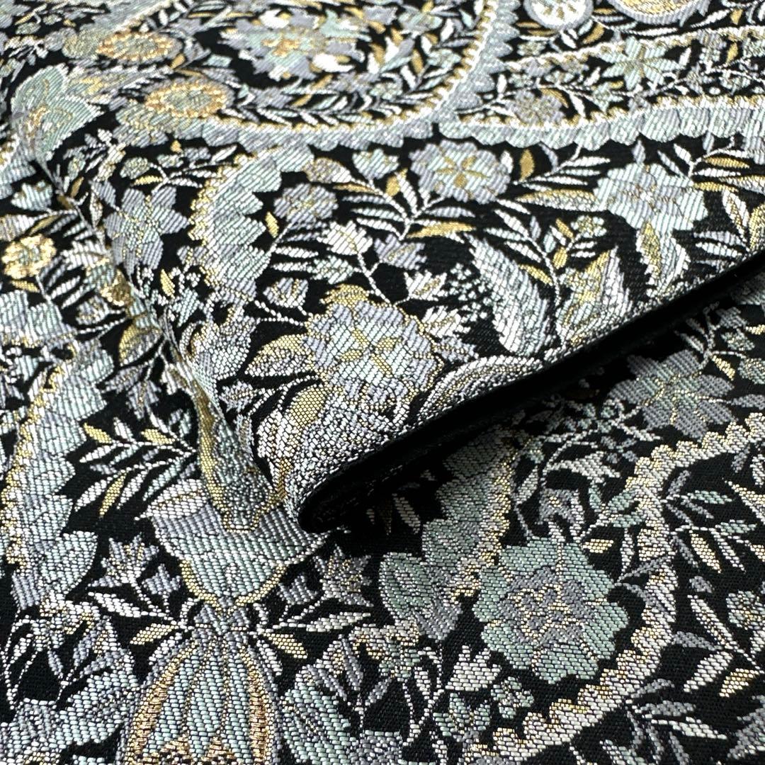 専用帯5135 ●服部織物謹製 高級 正絹 落款 六通 袋帯