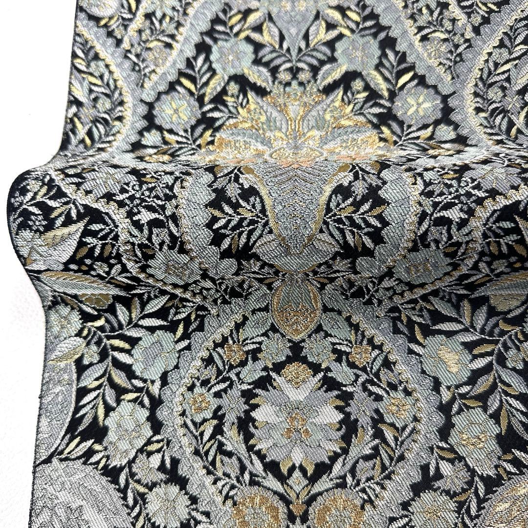 専用帯5135 ●服部織物謹製 高級 正絹 落款 六通 袋帯