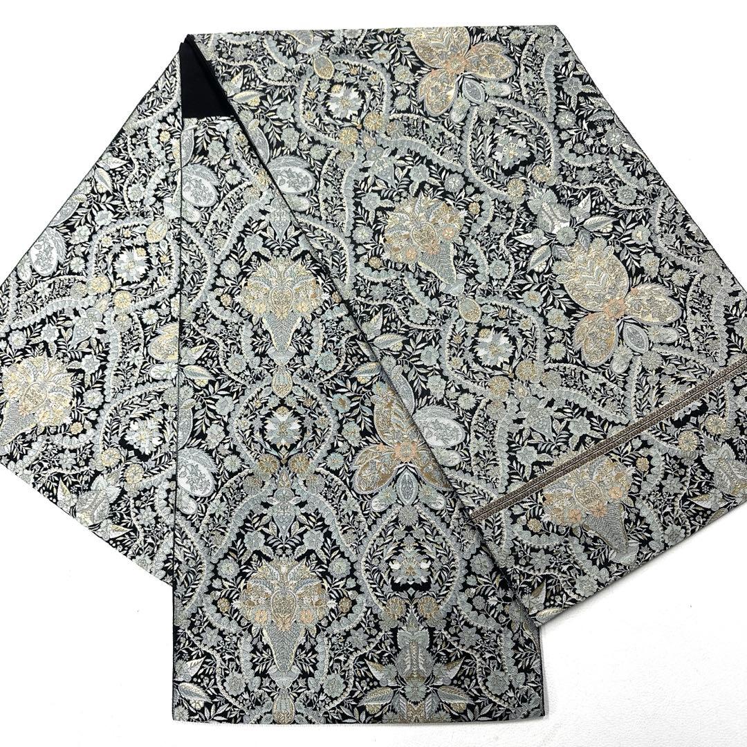 専用帯5135 ●服部織物謹製 高級 正絹 落款 六通 袋帯