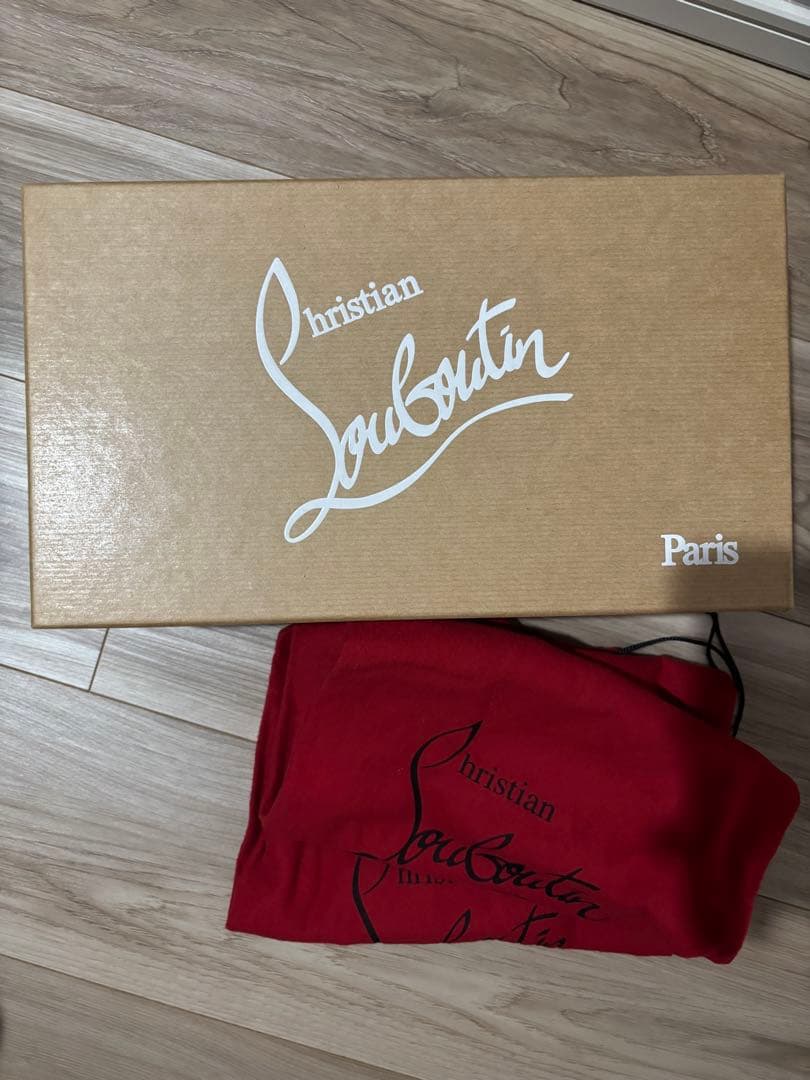 Christian Louboutin ブラックバレエシューズ　サイズ38.5