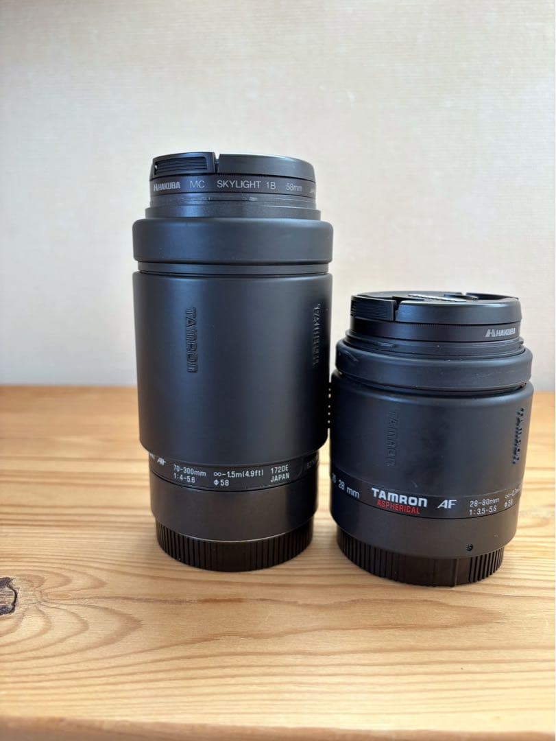 TAMRON タムロン AFズームレンズ （28-80・70-300mm）