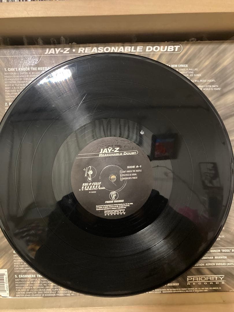 JAY-Z REASONABLE DOUBT レコード