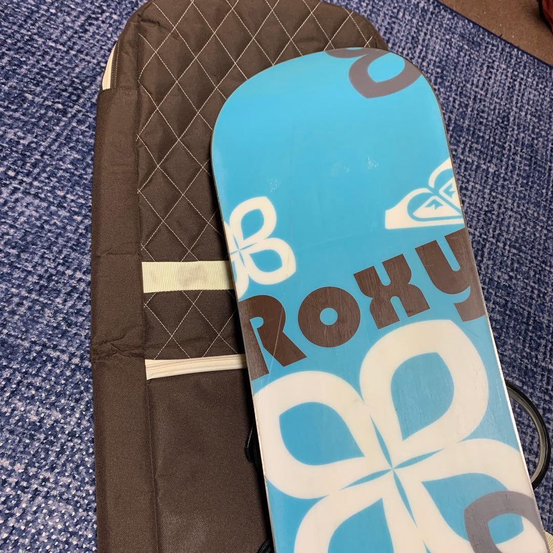 Roxy スノーボード バインディング付き　ケース付き 142
