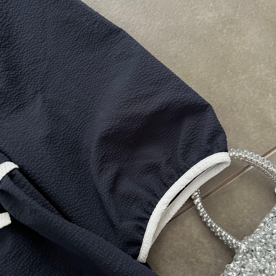 本日削除　美品✨大きい　M'S GRACY ネイビー チュニック　ロングブラウス