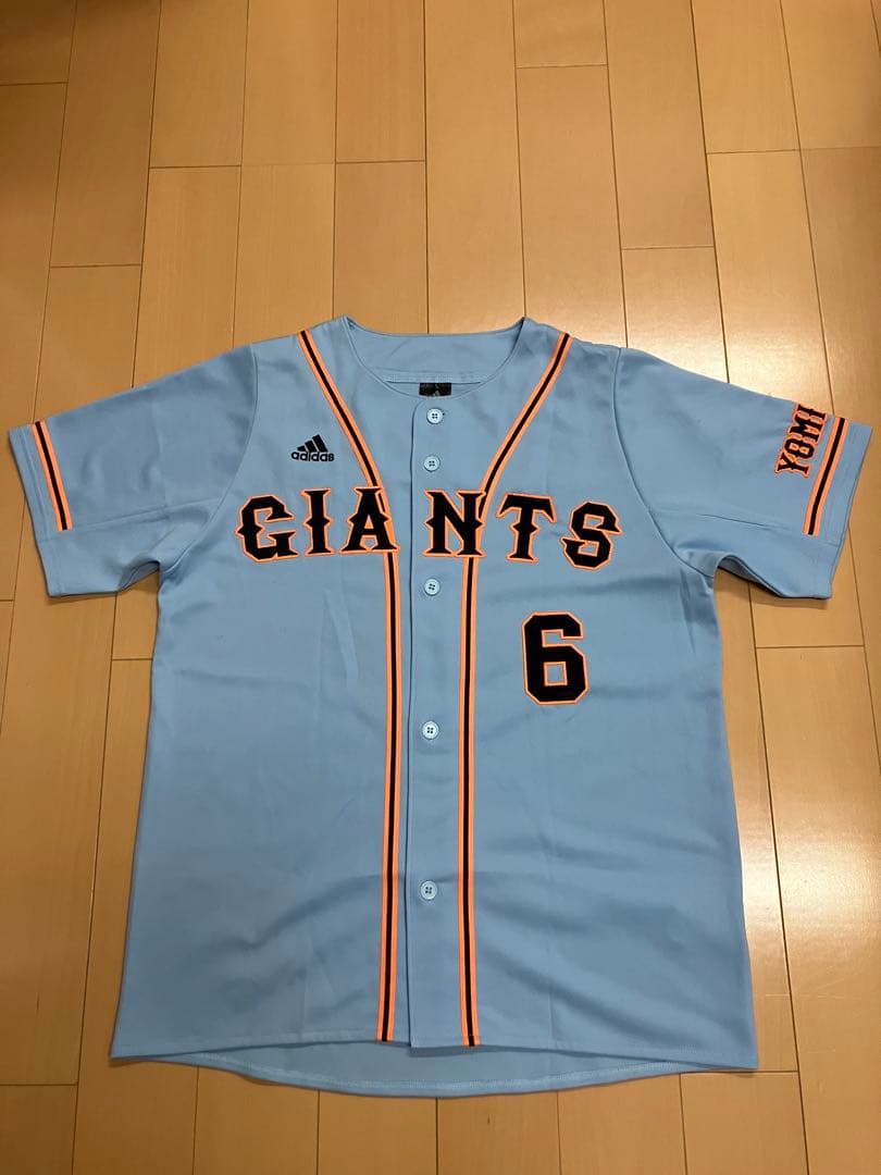 坂本勇人　ブルー　2014年　ユニフォーム　読売ジャイアンツ　読売巨人軍　水色