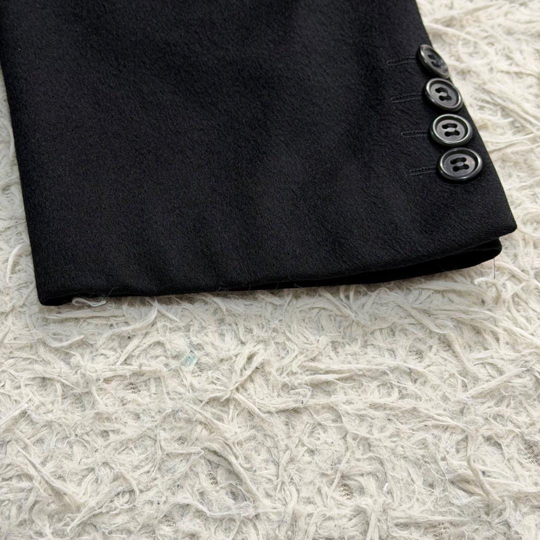 17227✨ジバンシー カシミヤ100% テーラードジャケット 175cm 黒
