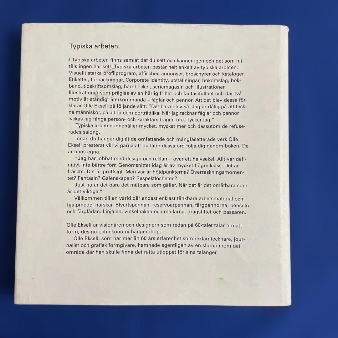 Typiska arbeten Olle オーレ・エクセルのアートブック