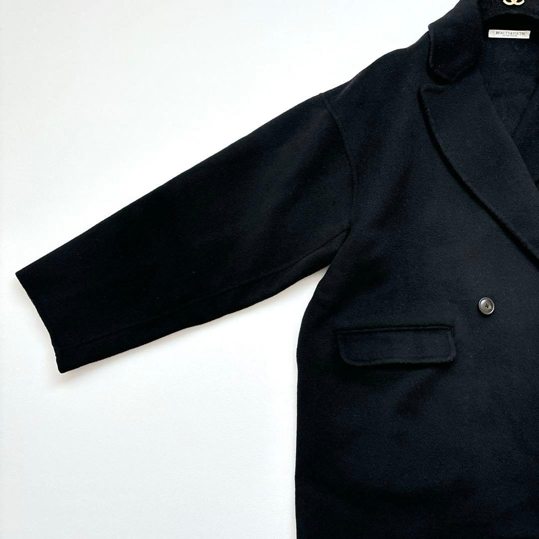 ビューティ＆ユース 2024AW リバーテーラー ミドルコート ブラック S