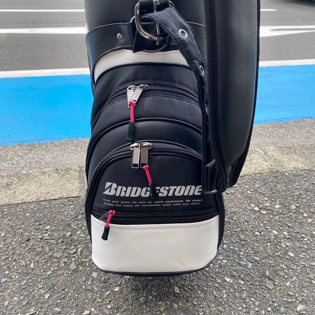 美品！軽量ブリヂストンキャディーバッグ(ブラック)