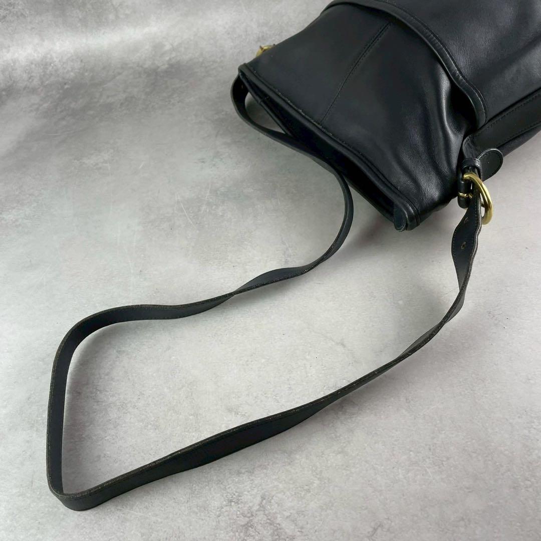 良品✨オールドコーチ ショルダーバッグ オールレザー 肩掛け 斜め掛け USA製