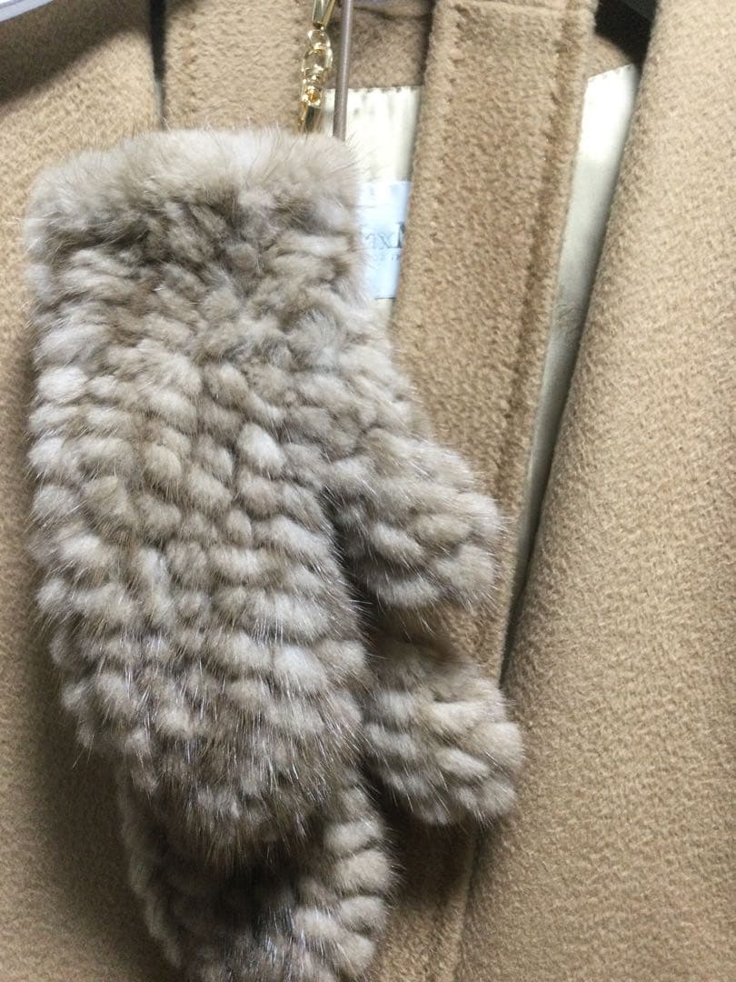 未使用マックスマーラ　ミンク　リアルファーミトン　手袋　グローブ