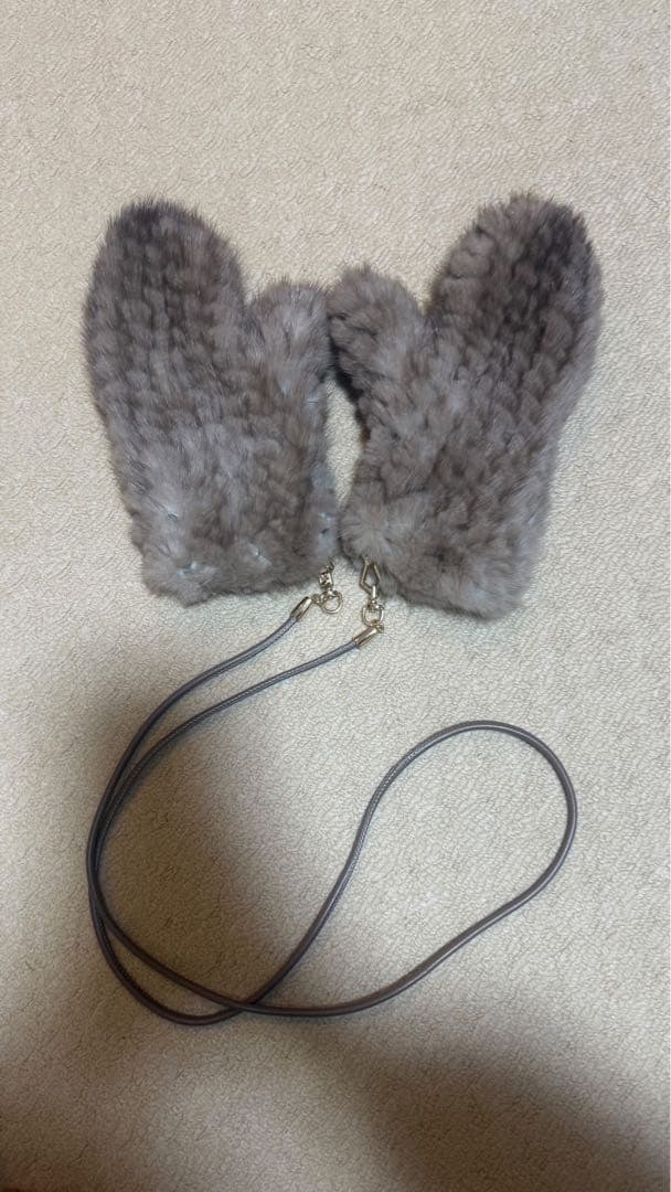 未使用マックスマーラ　ミンク　リアルファーミトン　手袋　グローブ