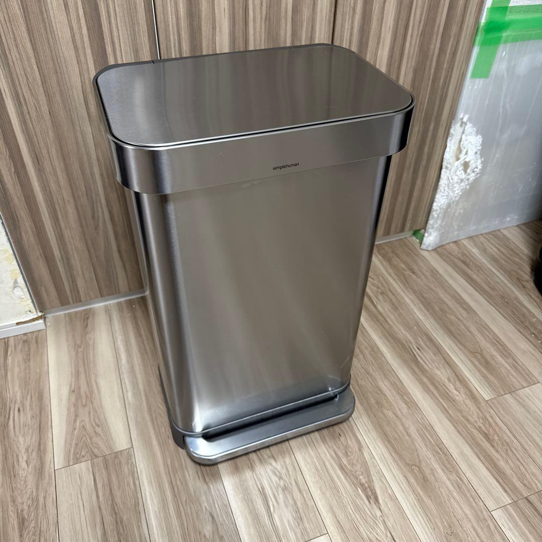 送料込 Simple Human 45L ゴミ箱 B00TXXPJBU