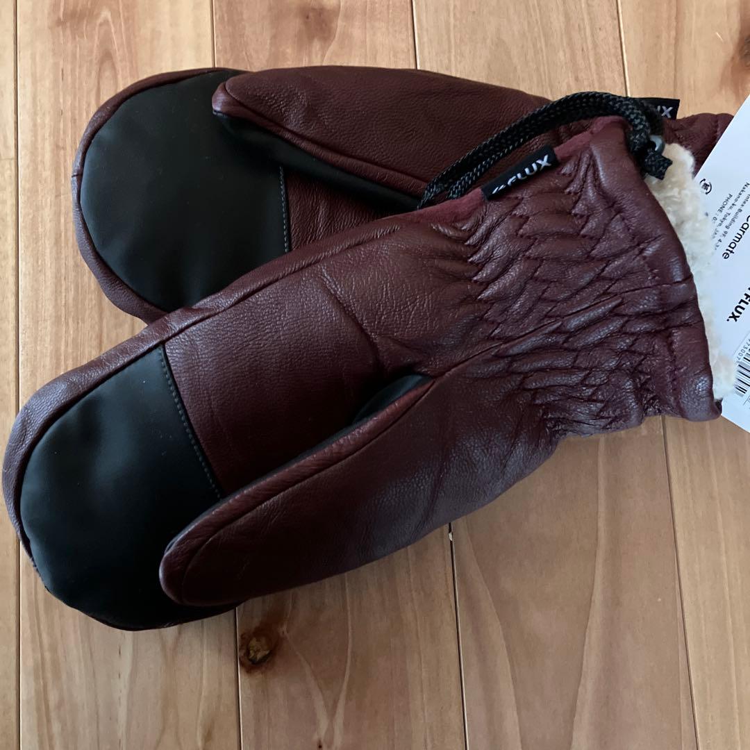 FLUX オリジナルグローブ Sサイズ ワインレッド