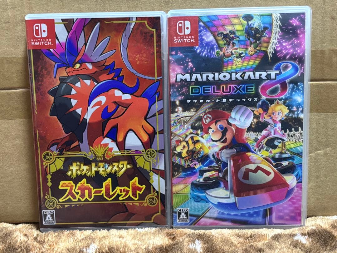 ゆうNintendo Switch 本体 青/赤 プロコン ソフト