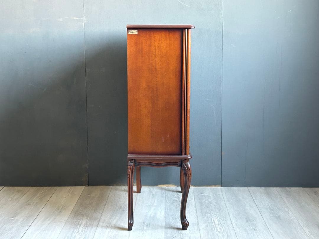 イタリア製　サイドボード　クラシック　クラシカル　5段チェスト　猫脚　HG