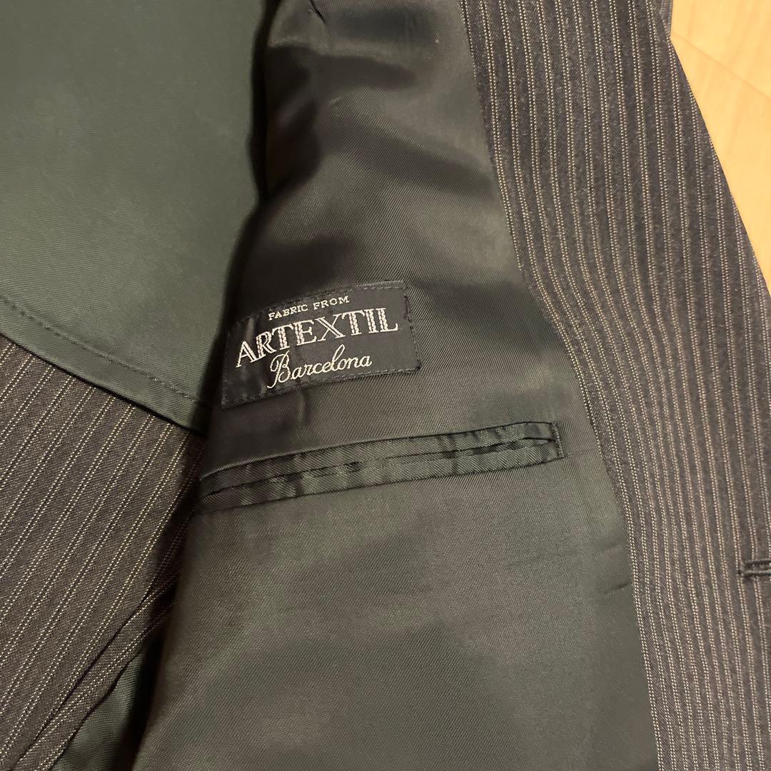 ポールスミス　ストライプ柄スーツL