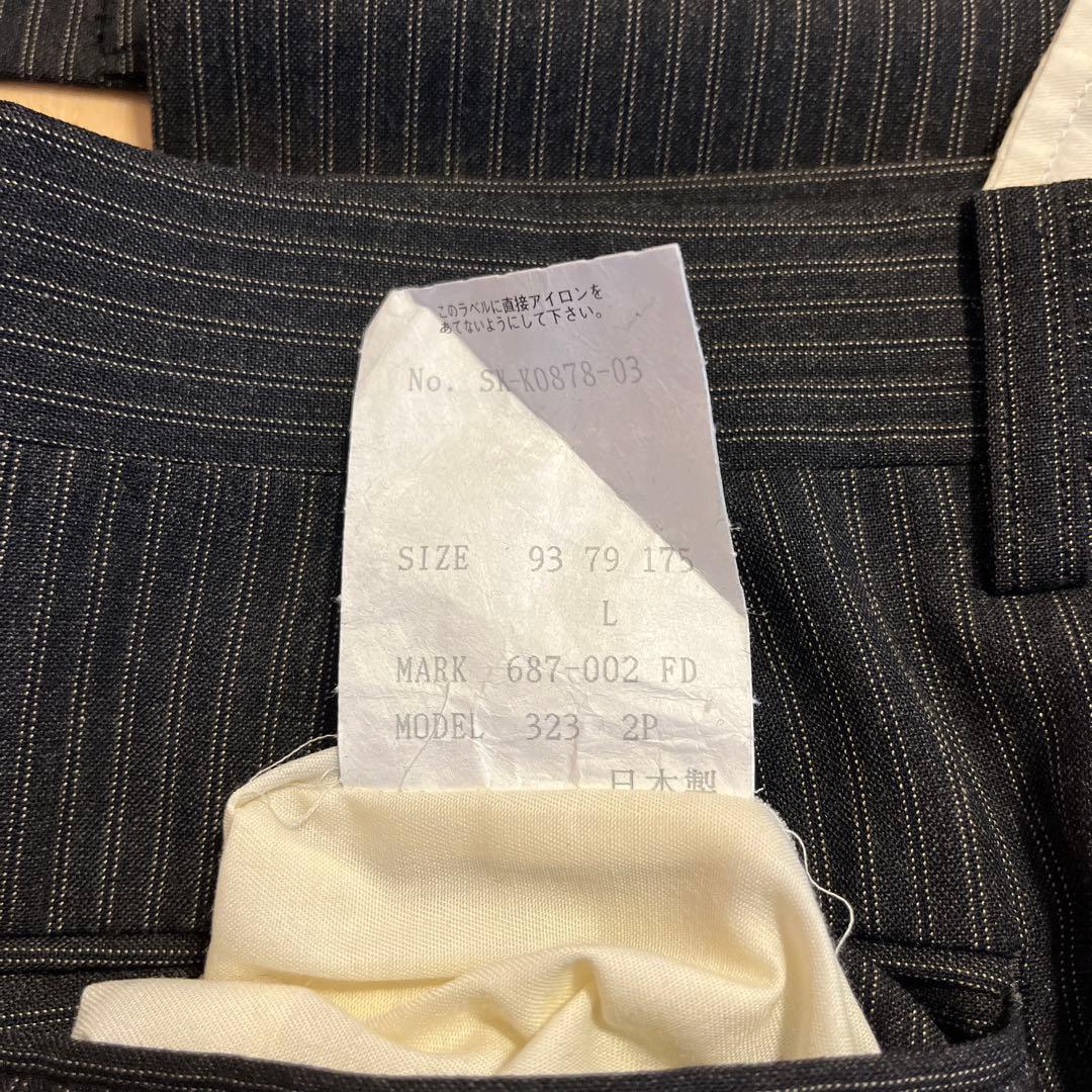 ポールスミス　ストライプ柄スーツL