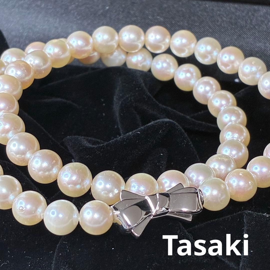 現行クラスプ✨極美品 TASAKI タサキ パールネックレス アコヤ真珠 8mm