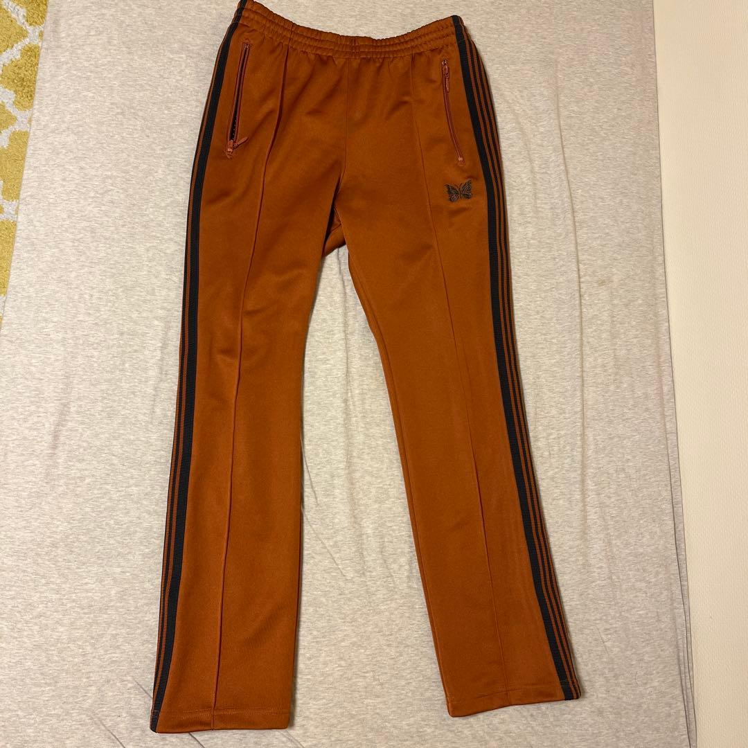 【美品】Needles（ニードルズ）トラックパンツ 24SS オレンジ S