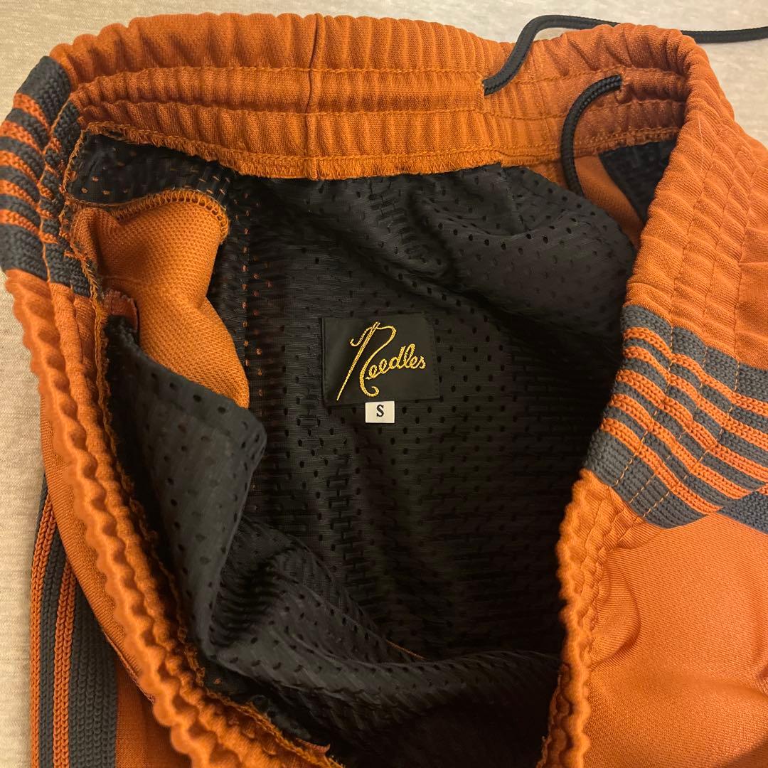 【美品】Needles（ニードルズ）トラックパンツ 24SS オレンジ S