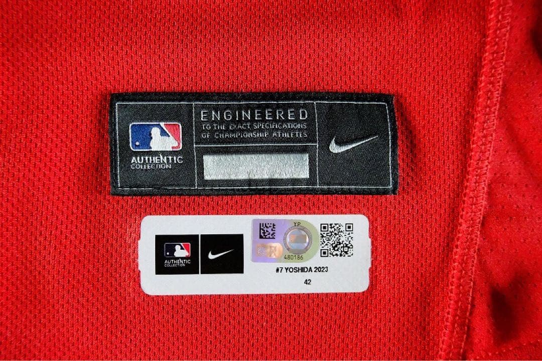 吉田正尚 24年本人支給・実使用 オルタネイトジャージ（ユニフォーム）/大谷翔平