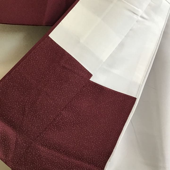 あ*め様 付下げ 童子柄 赤銅色 正絹 158cm