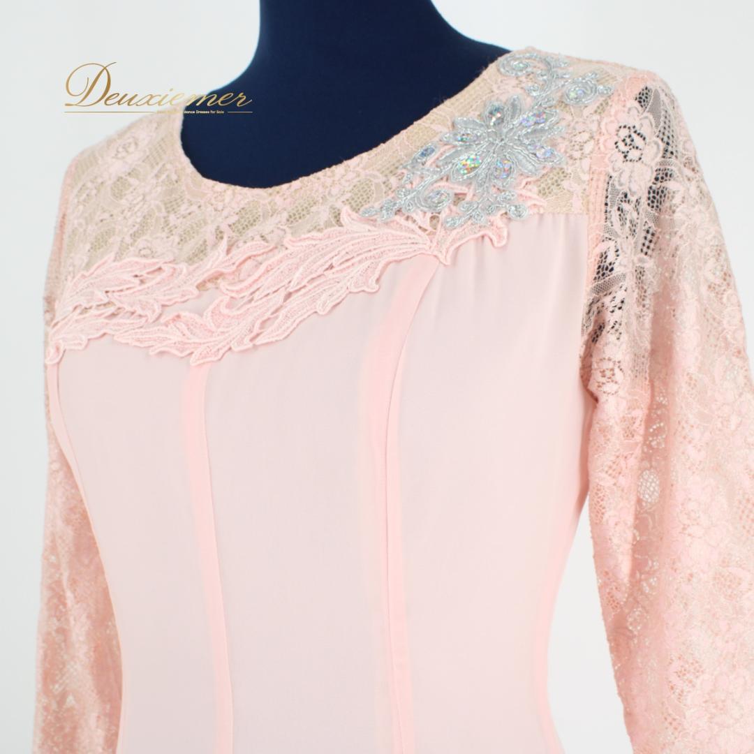 【日本製 社交ダンス衣装】ピンク Chacott ワンピース ドレス パーティ