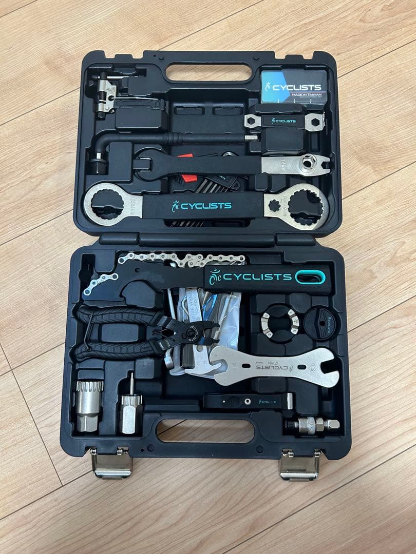 【ほぼ未使用】CYCLISTS 自転車専用工具セット 23点セット