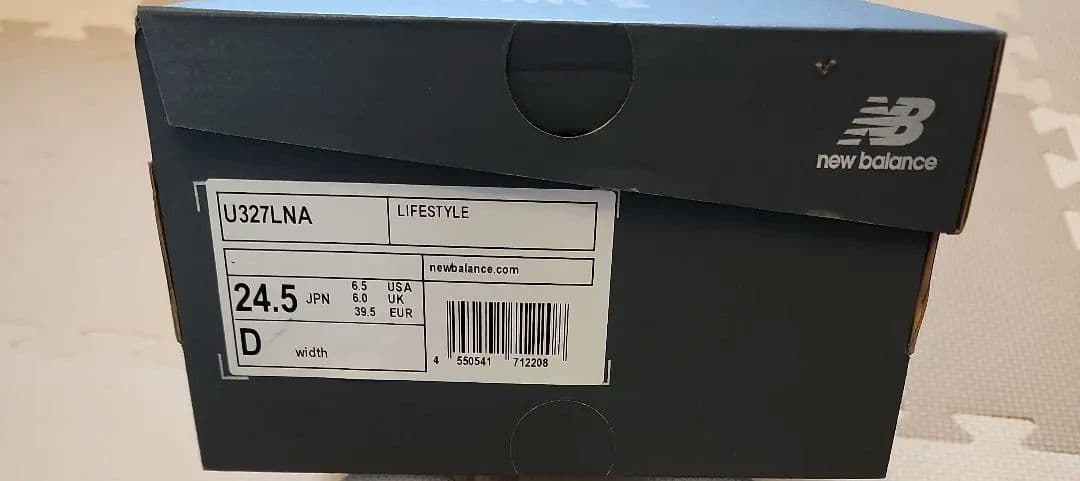 新品24.5cm　ニューバランスnewbalanceスニーカーU327LNA　白