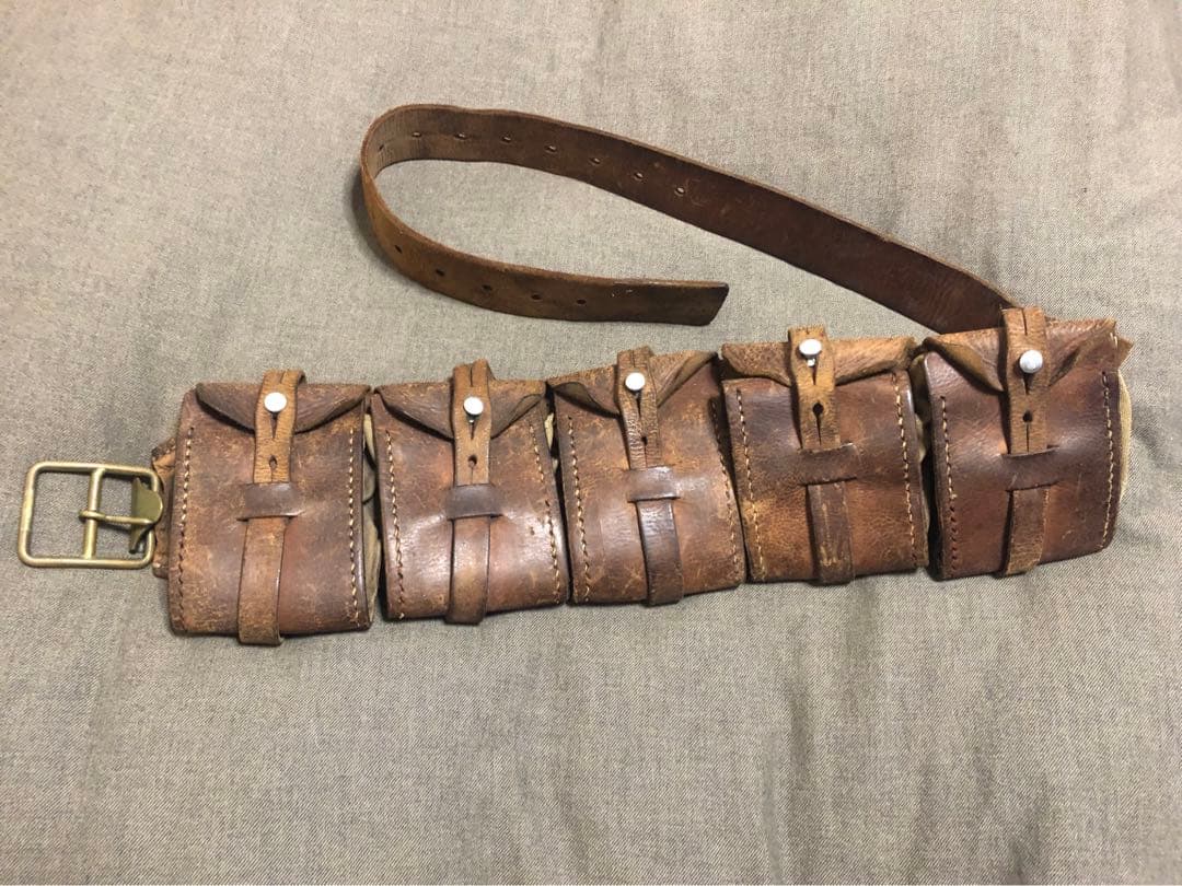 ビンテージ バンダリア カオスポーチ スウェーデン軍　ミリタリー5連