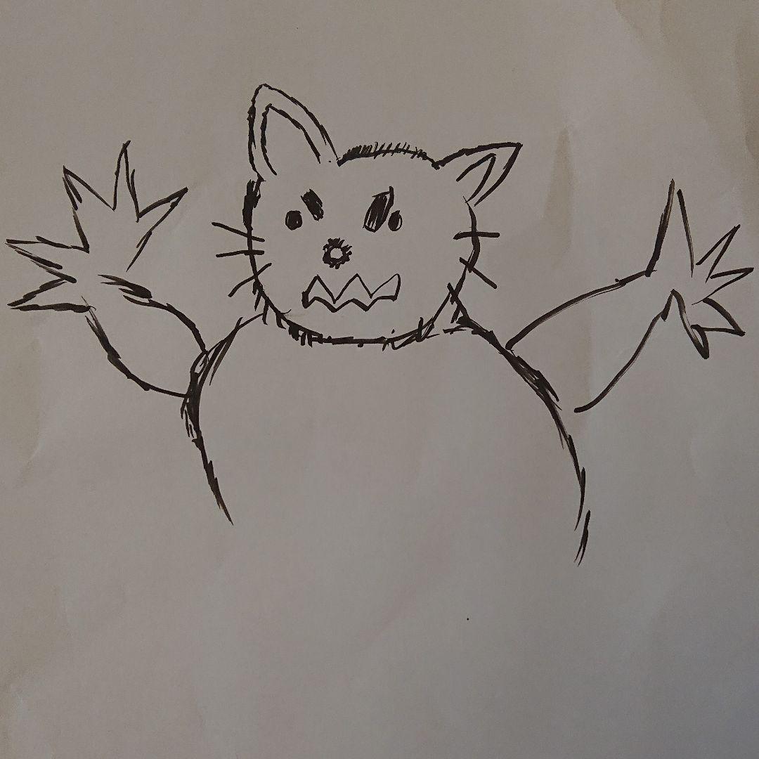 うろ覚えで描いたトラの絵  爆買いイラスト