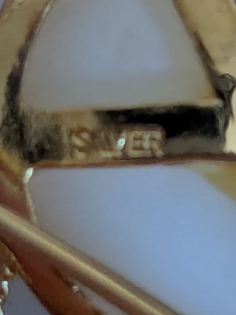 マベパール　3点　イヤリング　ネックレス　ブローチ　SILVER　ゴールド