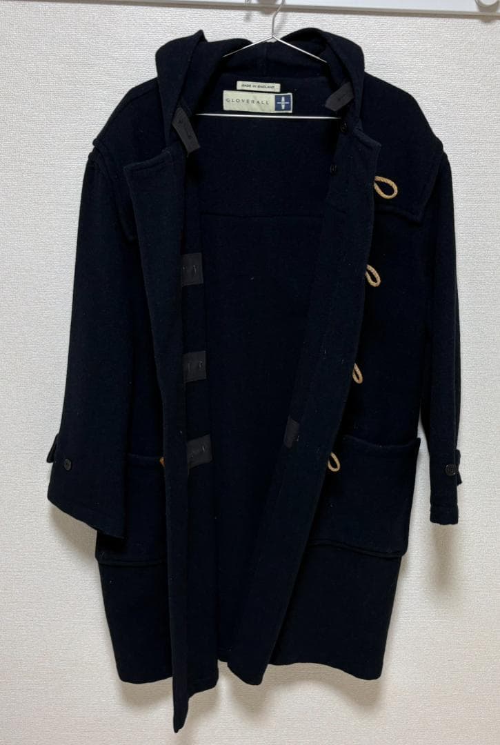 GLOVERALL ダッフルコート ネイビー 英国製 ウール混