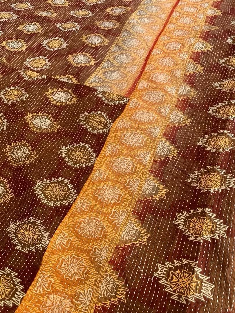 ✴︎ヴィンテージカンタキルト　ラリーキルト　マルチカバー✴︎