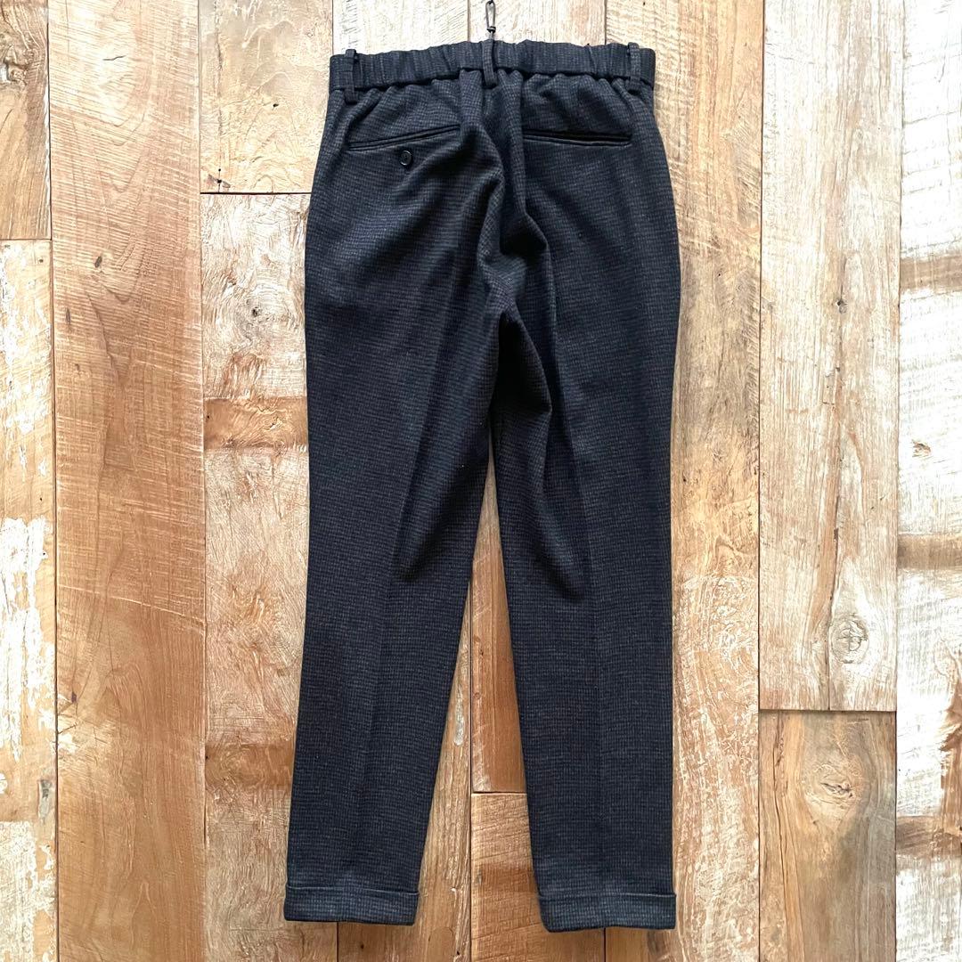 トラ吉 2本セット ÉDIFICE イージー ウール スラックスパンツ S