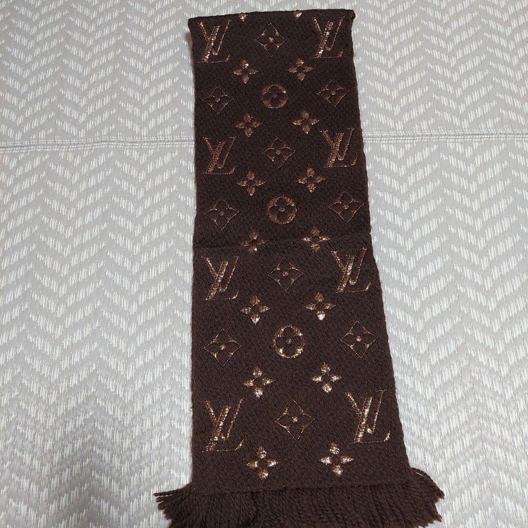 ルイ・ヴィトン ブラウン マフラー