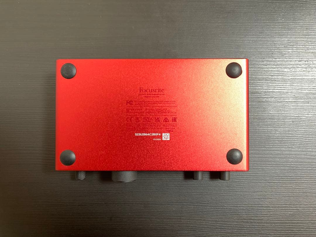 DTM・DAW FOCUSRITE Scarlett 2i2 gen4