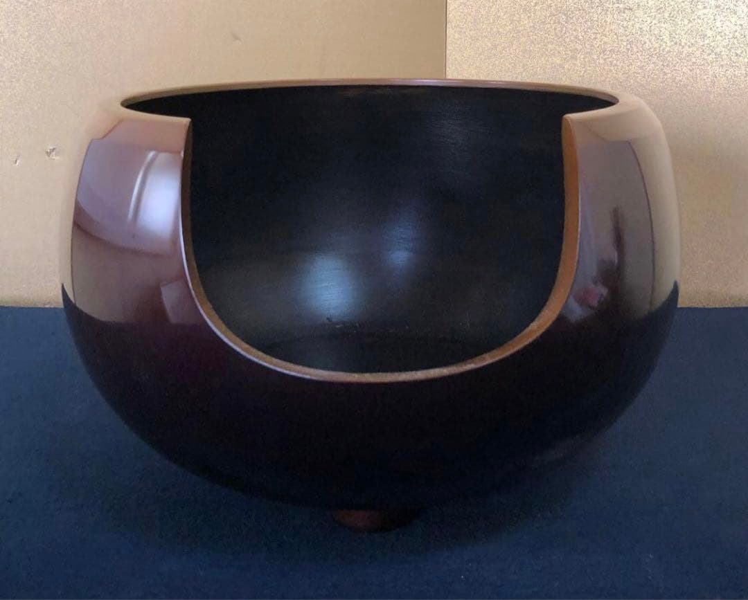 ❗️割引《R》唐銅面取風炉 高木八治良造 五徳 風炉灰3袋付 共箱260107か5