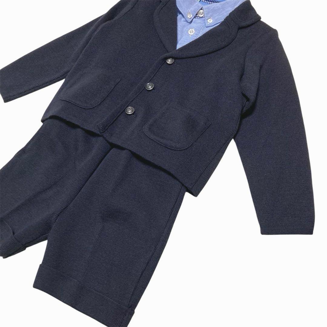 極美品 familiar ファミリア フォーマルスーツ 4点セット100 男の子