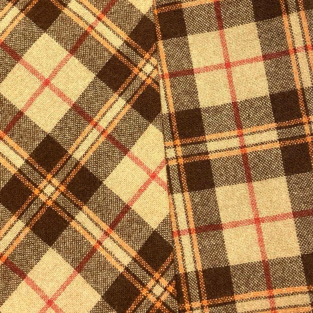 ★さくら★ M’S GRACY エムズ　チェック　切替　ワンピース　リボン