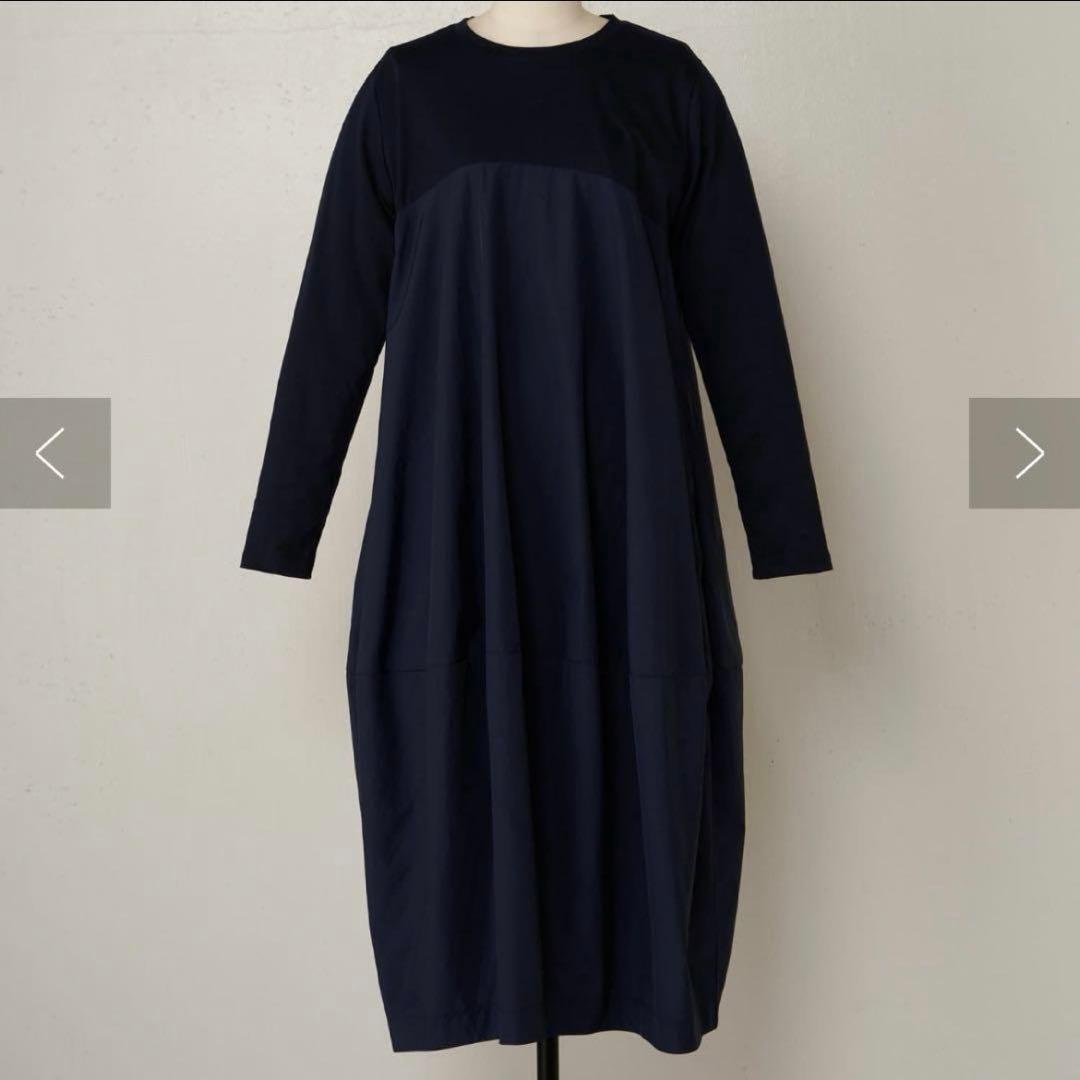 ビアズリー マルワンピ　ネイビーサイズ1 新品タグ付き