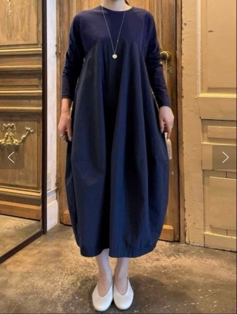 ビアズリー マルワンピ　ネイビーサイズ1 新品タグ付き