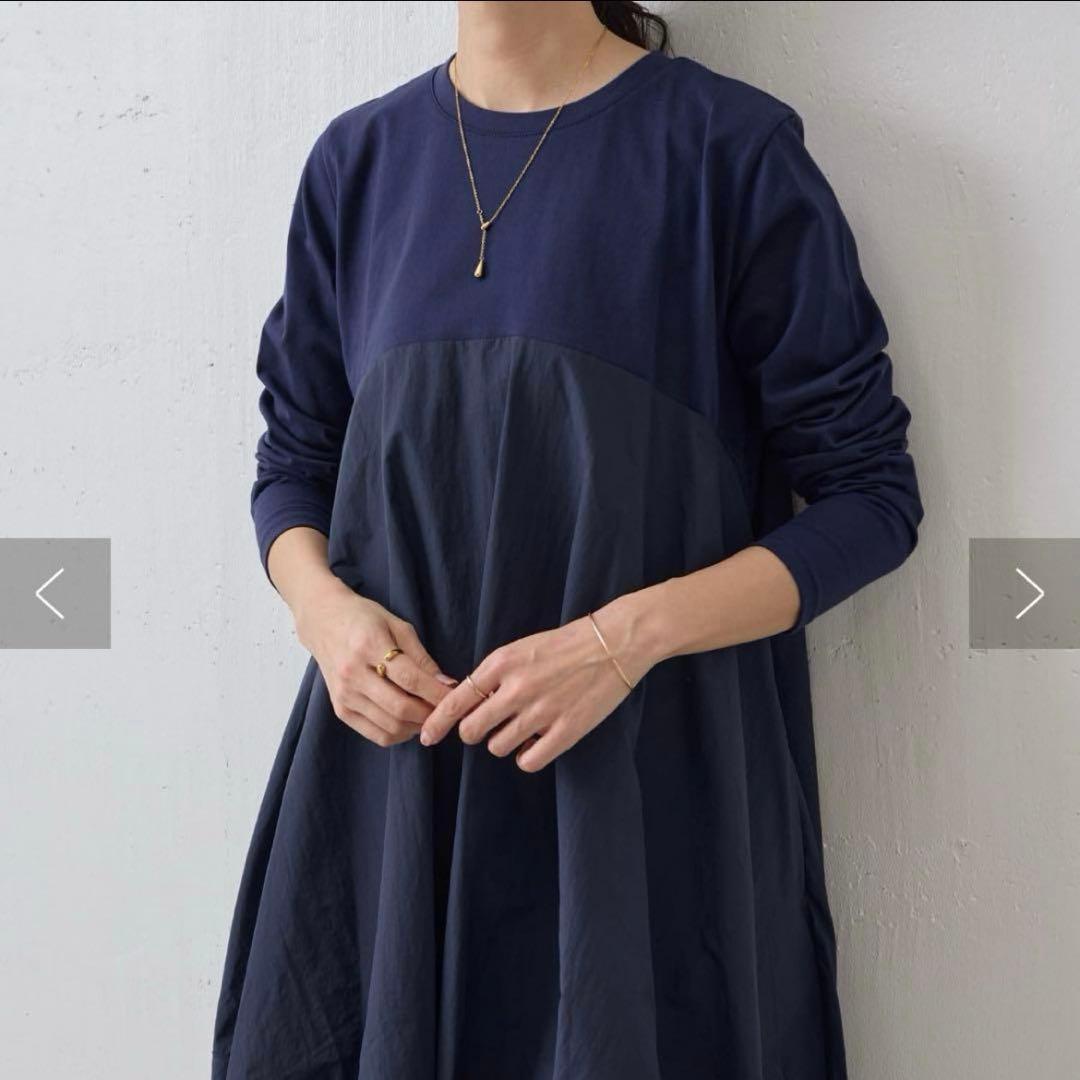 ビアズリー マルワンピ　ネイビーサイズ1 新品タグ付き