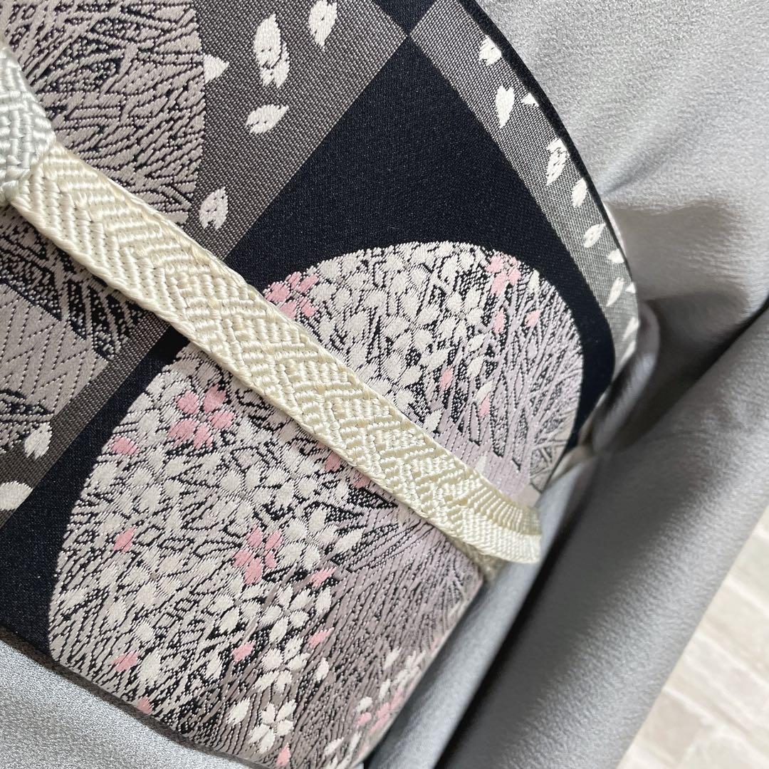 訪問着　フルセット　鷺　静寂　静けさの中の桜　手刺繍　ニューはればれ加工　P2