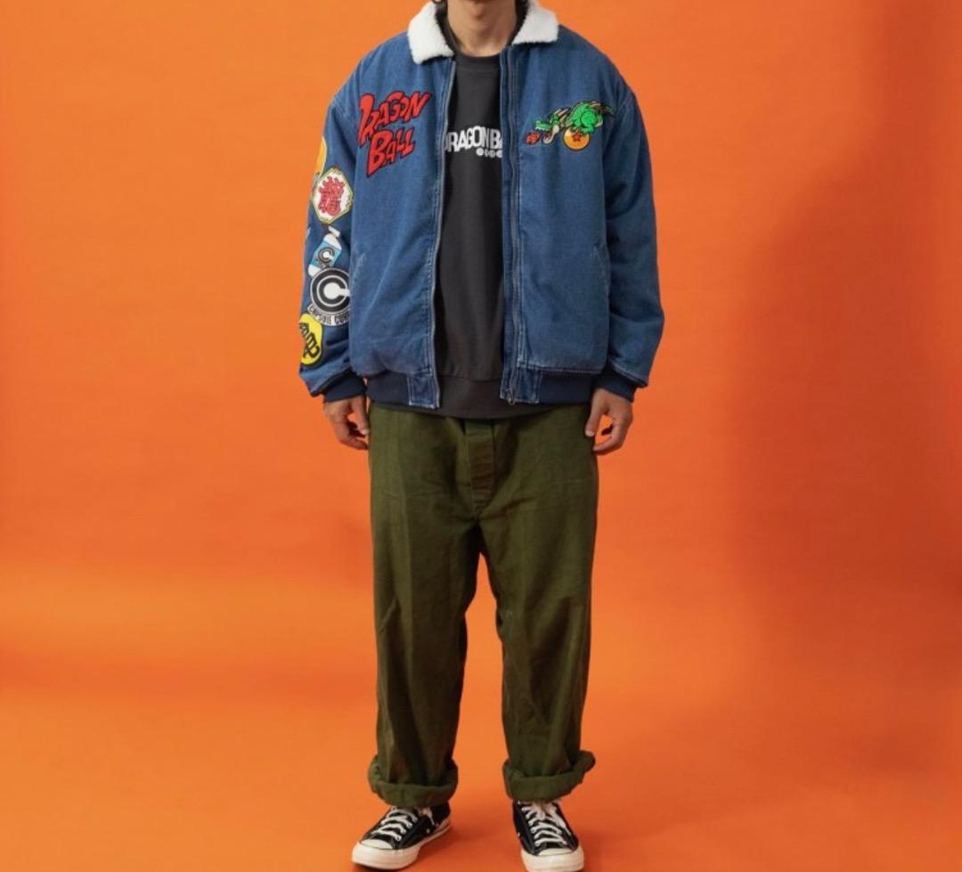 BREEZE ドラゴンボールコラボ_デニムボアジャケット